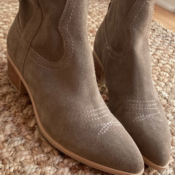 Anthropologie Shoes - New: Dolce Vita x Anthropologie Amisha Western Boot. Suede. Size 8